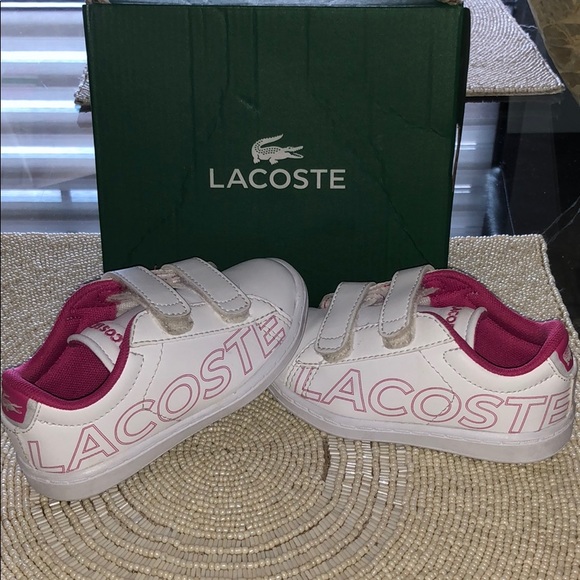 lacoste baby girl shoes